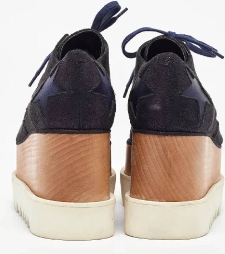 Stella McCartney Pre-owned Satin sneakers Black Dames