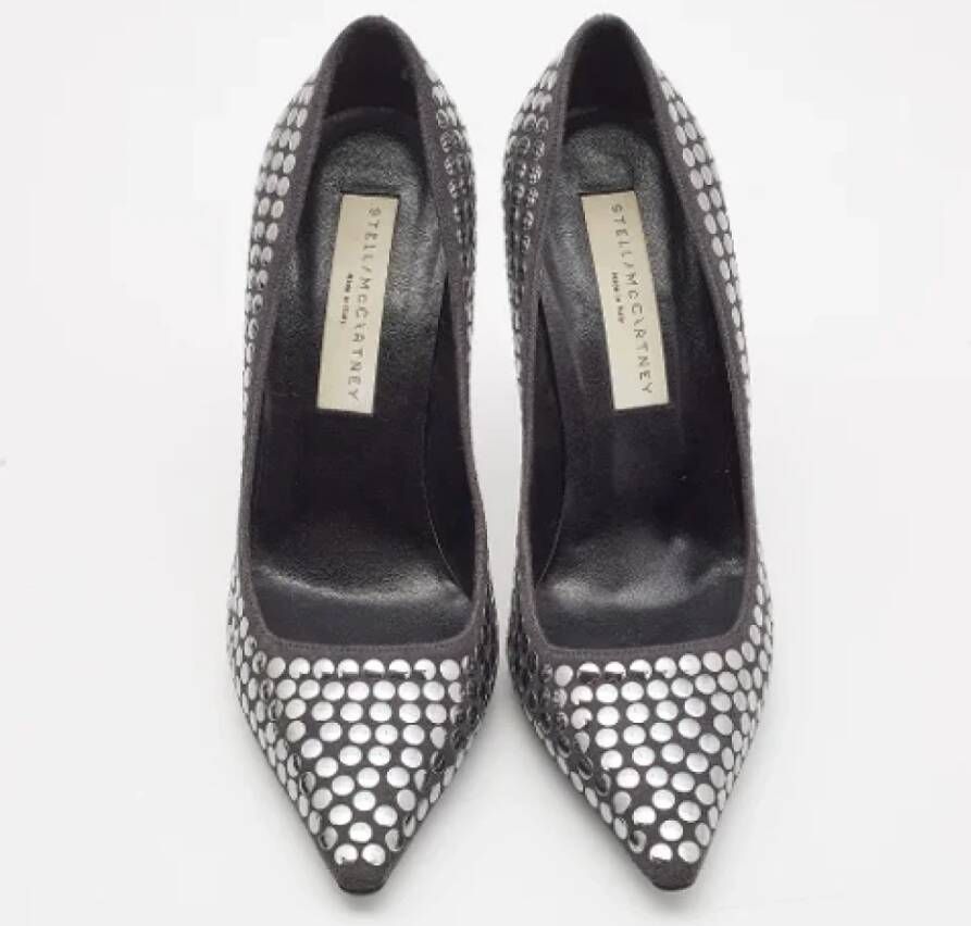 Stella McCartney Pre-owned Suede heels Gray Dames