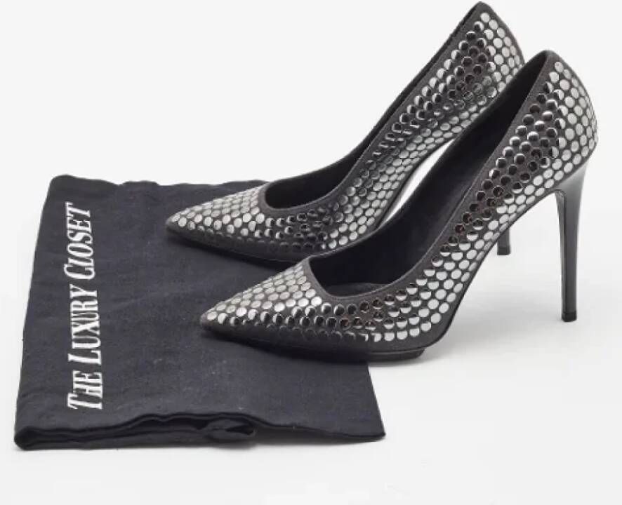 Stella McCartney Pre-owned Suede heels Gray Dames