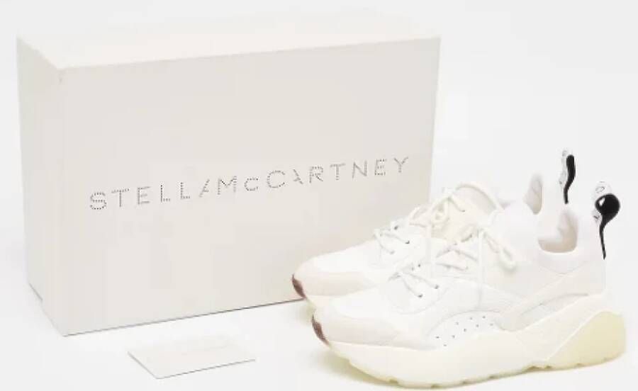 Stella McCartney Pre-owned Suede sneakers White Dames