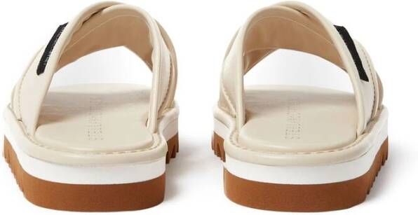 Stella Mccartney Roomwitte Slip-On Sneakers Beige Dames