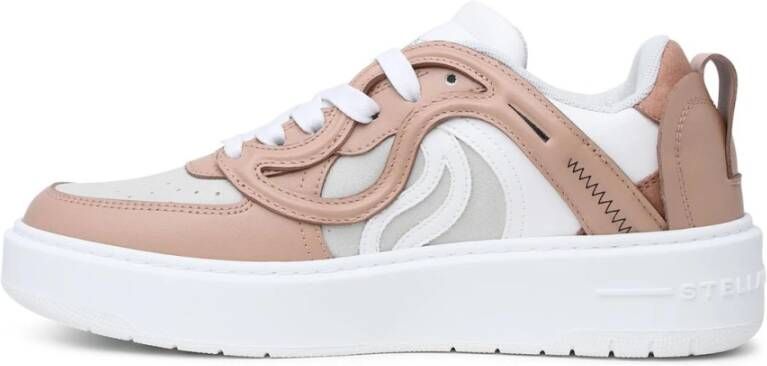 Stella Mccartney S Wave 1 Sneakers in Polyestermix Beige Dames