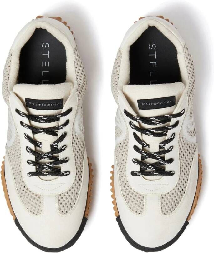 Stella Mccartney S-Wave Mesh Sneakers Beige Dames