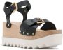 Stella Mccartney Hoge hak platform sandalen Black Dames - Thumbnail 4