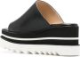 Stella Mccartney Zwarte Platform Slip-On Sandalen Black Dames - Thumbnail 10