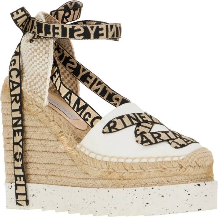 Stella Mccartney Stijlvolle Espadrilles voor een trendy look Beige Dames