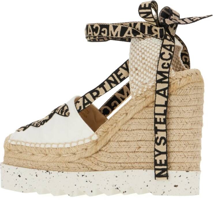 Stella Mccartney Stijlvolle Espadrilles voor een trendy look Beige Dames