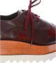 Stella Mccartney Bordeaux Veterschoenen Elyse Red Dames - Thumbnail 14