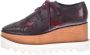 Stella Mccartney Bordeaux Veterschoenen Elyse Red Dames - Thumbnail 5