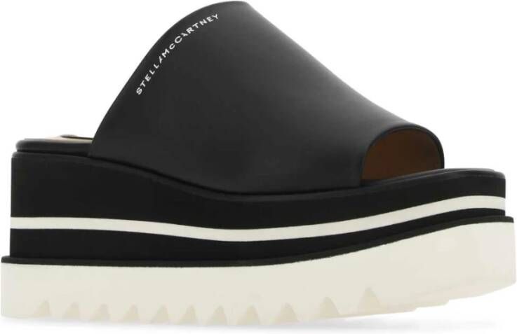 Stella Mccartney Zwarte Alter Mat Sneak Elyse Pantoffels Black Dames