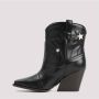 Stella Mccartney Zwarte Cowboy Enkellaarzen met Sterren Black Dames - Thumbnail 2