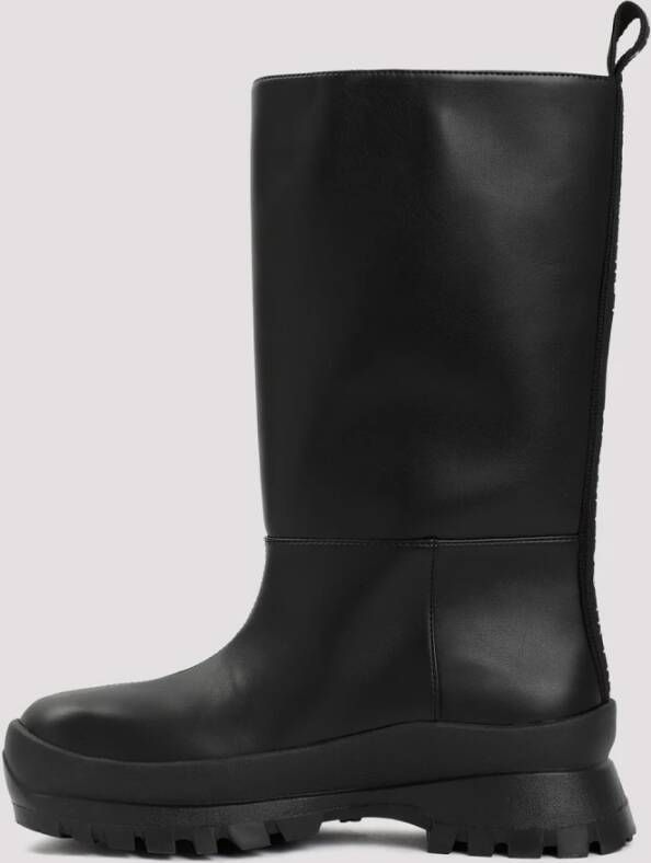 Stella Mccartney Zwarte Enkellaarzen Aw23 Black Dames