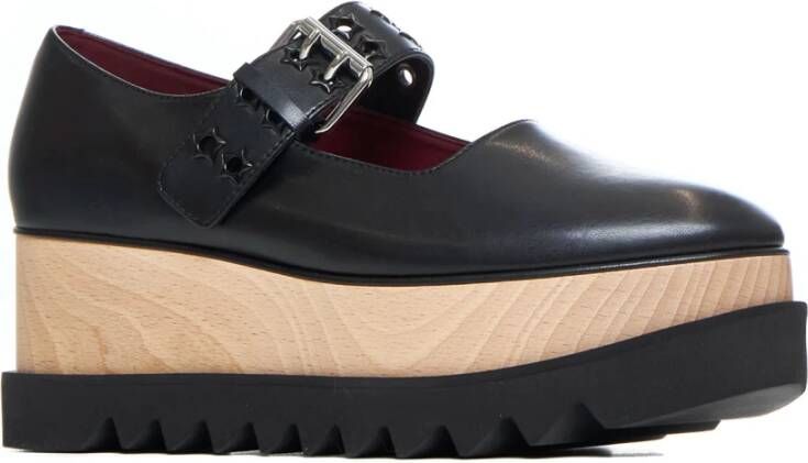 Stella Mccartney Zwarte Mary Janes Schoenen Black Dames