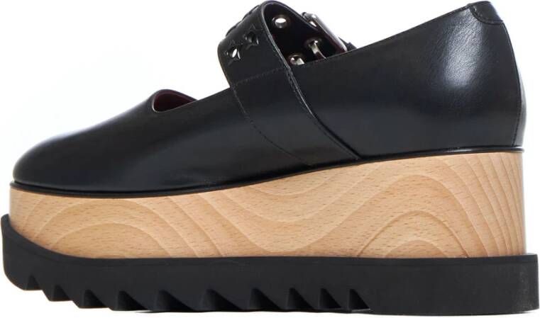 Stella Mccartney Zwarte Mary Janes Schoenen Black Dames