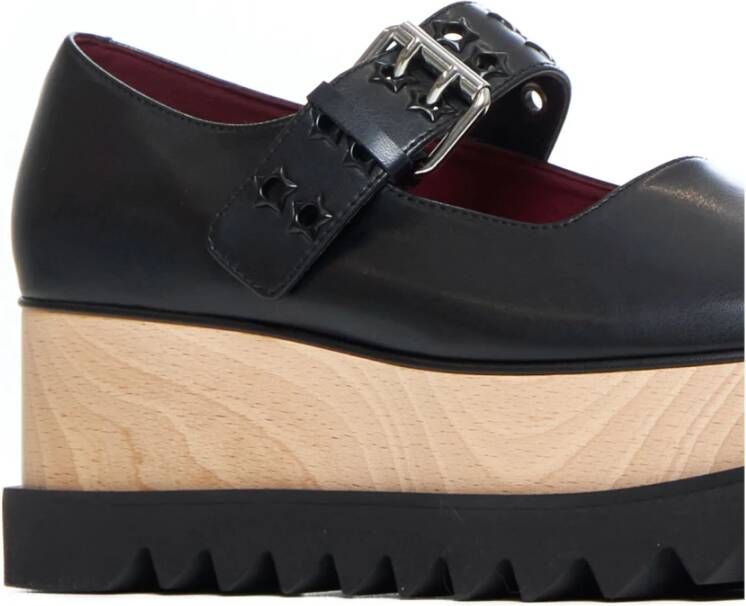 Stella Mccartney Zwarte Mary Janes Schoenen Black Dames