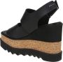 Stella Mccartney Zwarte Sandalen met Dubbele Band en Blokhak Black Dames - Thumbnail 3