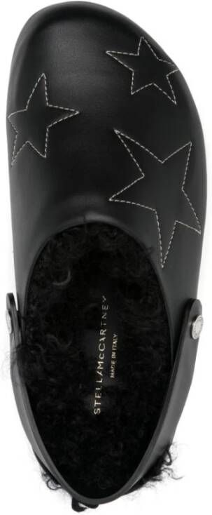 Stella Mccartney Zwarte ster sandalen Aw24 Black Dames