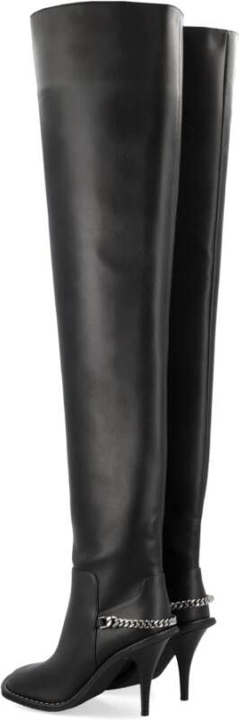 Stella Mccartney Zwarte Stiletto Laarzen Aw23 Black Dames