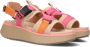 Steve Madden Beige Geweven Sandalen met Roze en Oranje Banden Multicolor Dames - Thumbnail 9