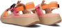 Steve Madden Beige Geweven Sandalen met Roze en Oranje Banden Multicolor Dames - Thumbnail 10