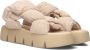 Steve Madden Beige Plateau Sandalen Bonkers-C Beige Dames - Thumbnail 7