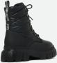 Steve Madden Combatlaarzen Zwart Gewatteerde Details Black Dames - Thumbnail 3