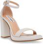 Steve Madden Crème Hoge Hak Sandalen White Dames - Thumbnail 5