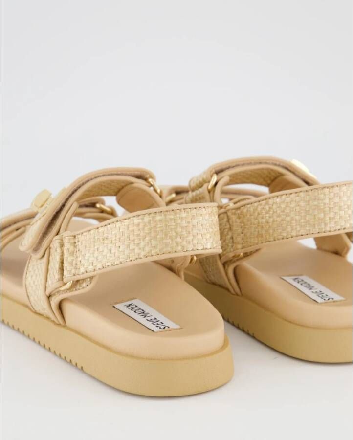 Steve Madden Dames Mona Raffia Beige Dames