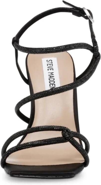 Steve Madden Elegante Implicit Sandaal Schoenen met Strass Details Black Dames