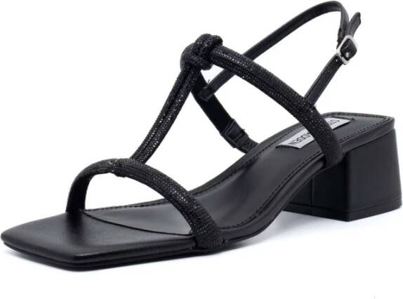 Steve Madden Flat Sandals Black Dames