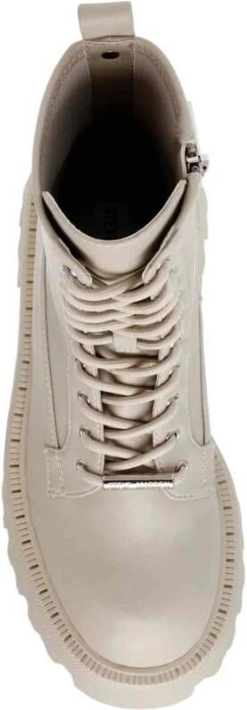 Steve Madden Gevechtslaarzen Over-Ride White Dames