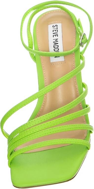 Steve Madden Groene Dames Enkelband Sandalen Green Dames