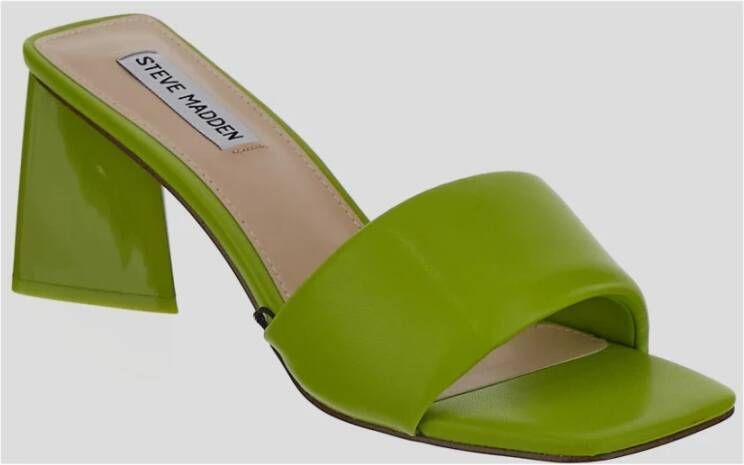 Steve Madden Elegante Hakken Muiltjes Groen Dames