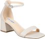 Steve Madden Ivoor Decollettè Hoge Hak Sandalen Beige Dames - Thumbnail 2