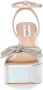 Steve Madden Holografische Boog Hoge Hak Sandalen Gray Dames - Thumbnail 3