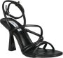 Steve Madden Gelamineerde hoge hak sandalen Black Dames - Thumbnail 11