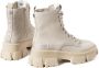 Steve Madden Chunky Sole Leren Laarzen Beige Dames - Thumbnail 7