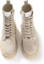 Steve Madden Chunky Sole Leren Laarzen Beige Dames - Thumbnail 8