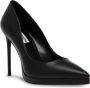 Steve Madden Klassieke Leren Hoge Hakken Black Dames - Thumbnail 2