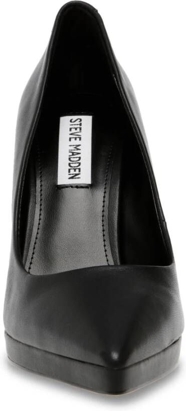 Steve Madden Klassieke Leren Hoge Hakken Black Dames