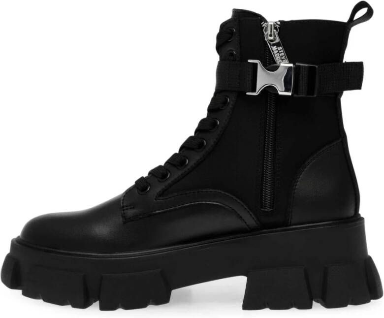 Steve Madden Lace-up Boots Black Dames