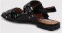 Steve Madden Lakleren Vierkante Neus Sandalen Black Dames - Thumbnail 4