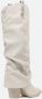 Steve Madden Lassy Bone Witte Laars White Dames - Thumbnail 3