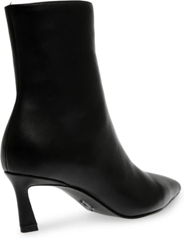 Steve Madden Leren platte schoenen met zijrits Black Dames