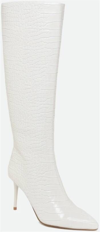 Steve Madden Lief Witte Laars White Dames