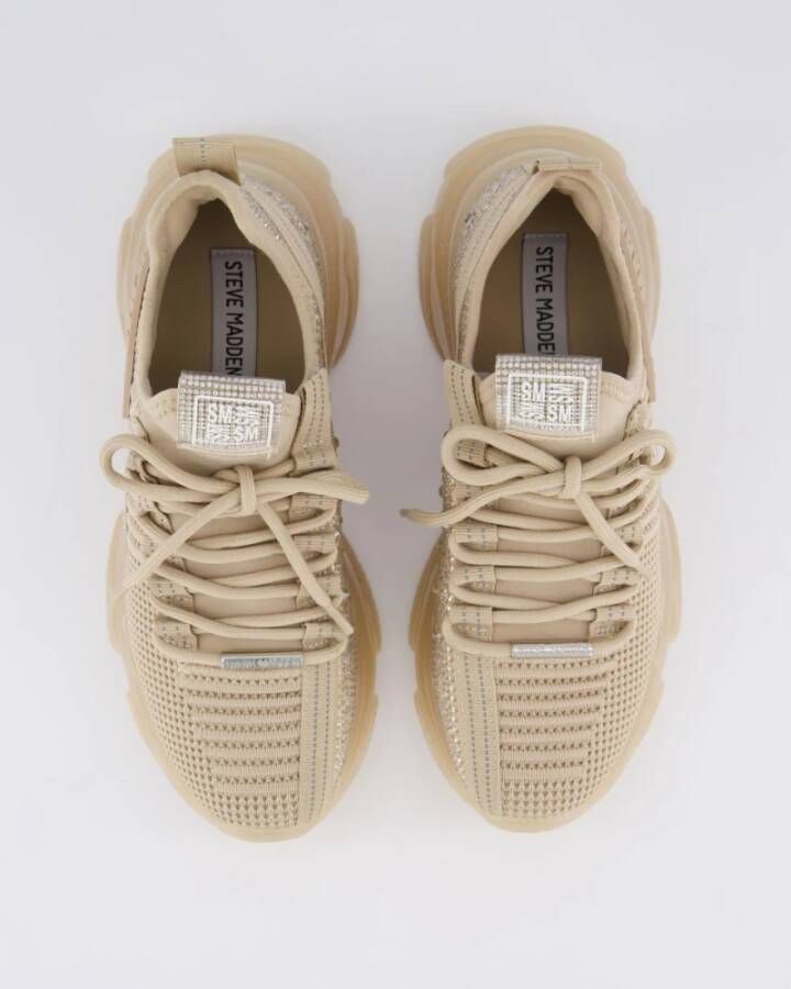 Steve Madden Maxilla-R-E Sneaker Beige Dames