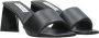 Steve Madden Zwarte Sandalen van Faux Leer 7cm Hak Zwart Dames - Thumbnail 2