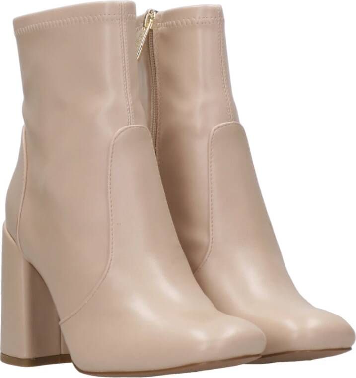 Steve Madden Natuurlijke Locole Enkellaarzen Beige Dames