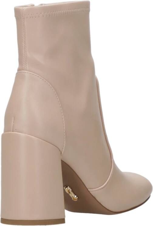 Steve Madden Natuurlijke Locole Enkellaarzen Beige Dames