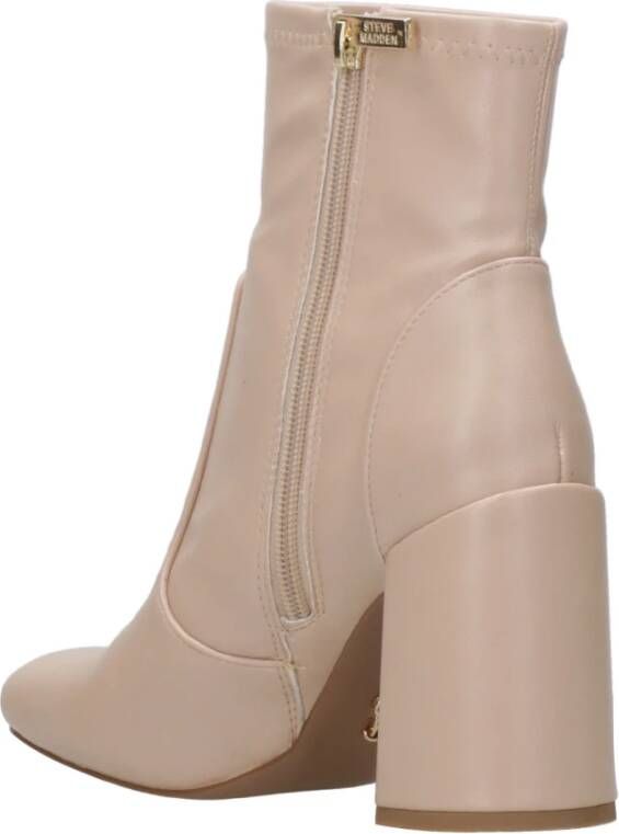 Steve Madden Natuurlijke Locole Enkellaarzen Beige Dames